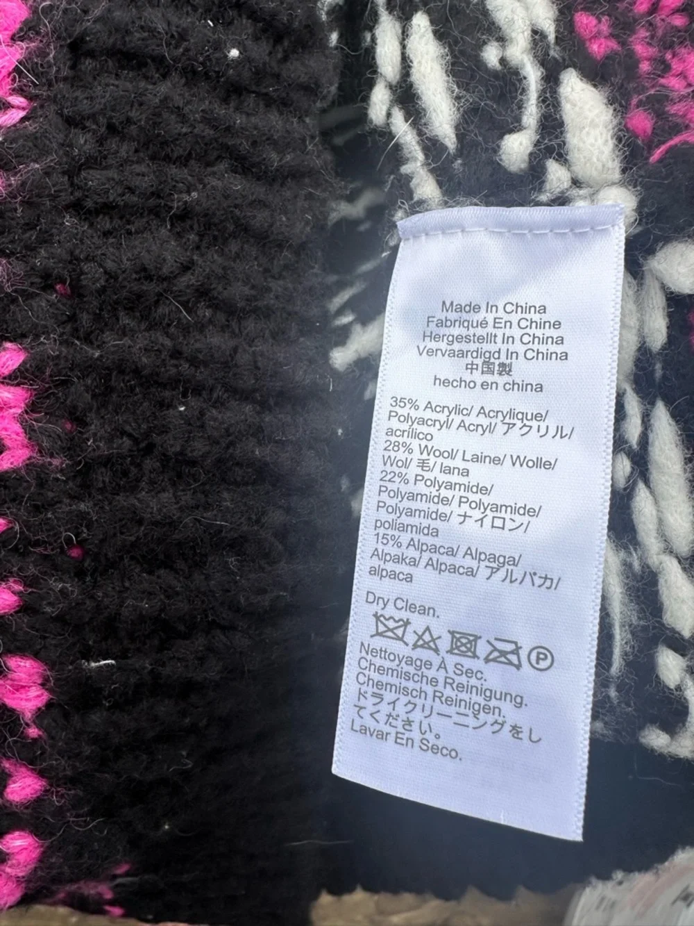 J. Crew black snowflake sweater